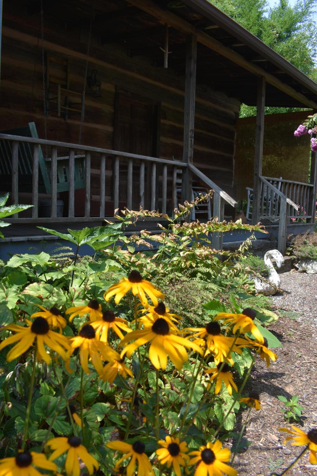 Restored1850S Log Cabin, With Gazebo And Gardens! 1 Mile To Downtown Weaverville Esterno foto